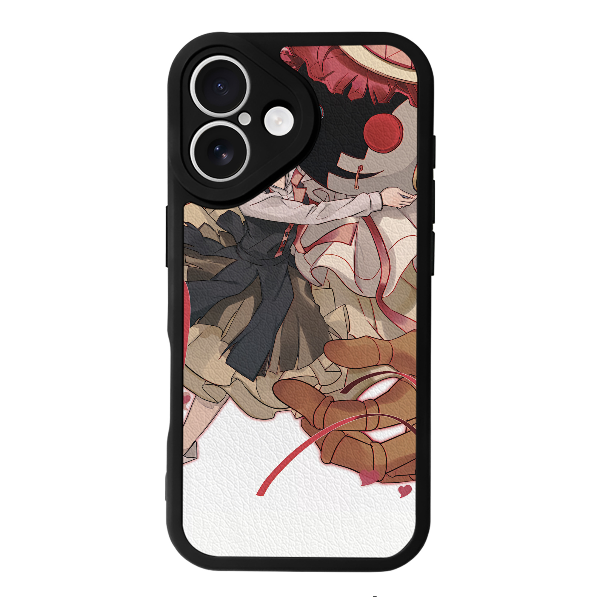 （画像用） 文豪ストレイドッグス Bungo Stray Dogs 【iPhone 16シリーズ対応】シリコンスマホケース（レザー調） 材質：シリコン